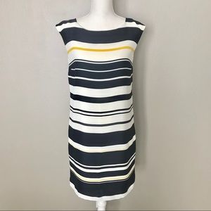 NWOT Ann Taylor Loft Striped Shift Dress Size 4